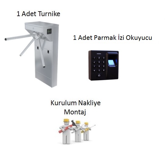 Turnikeli Geçiş Kontrol Sistemi Parmak İzli Turnike Sistemleri